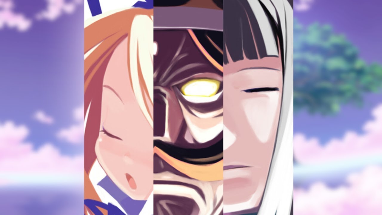A group of Disgaea 1 Complete characters with their faces facing each other, known as the Angels of Celestia.