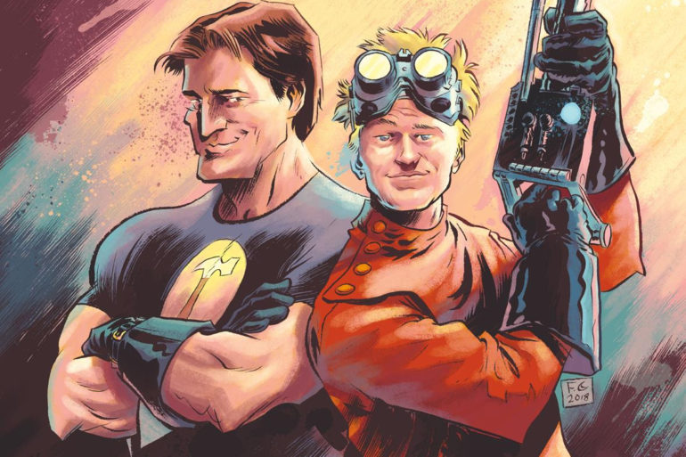 The Dark Horse cover of Dr. Horrible.