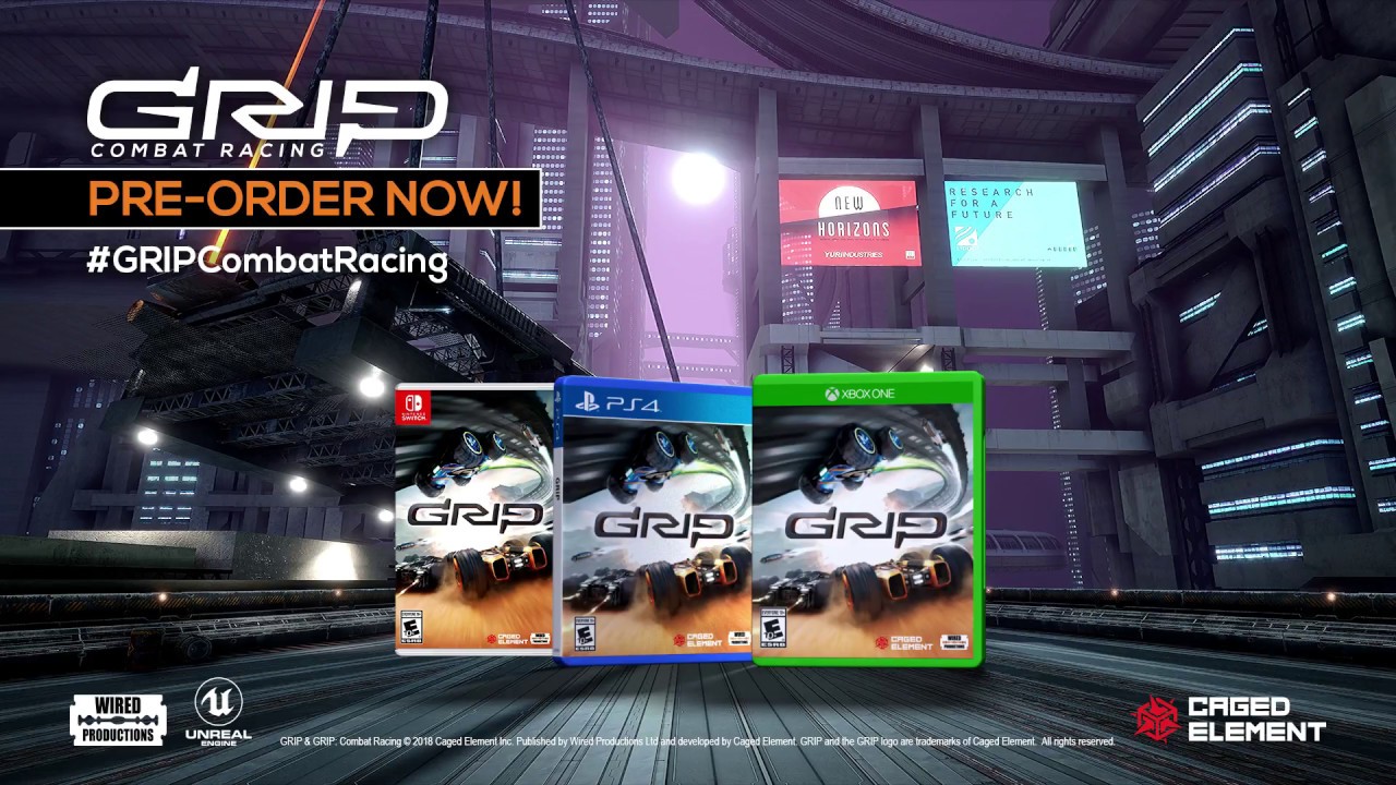 Pre-order the ultimate combat racing video game, GRIP, now!