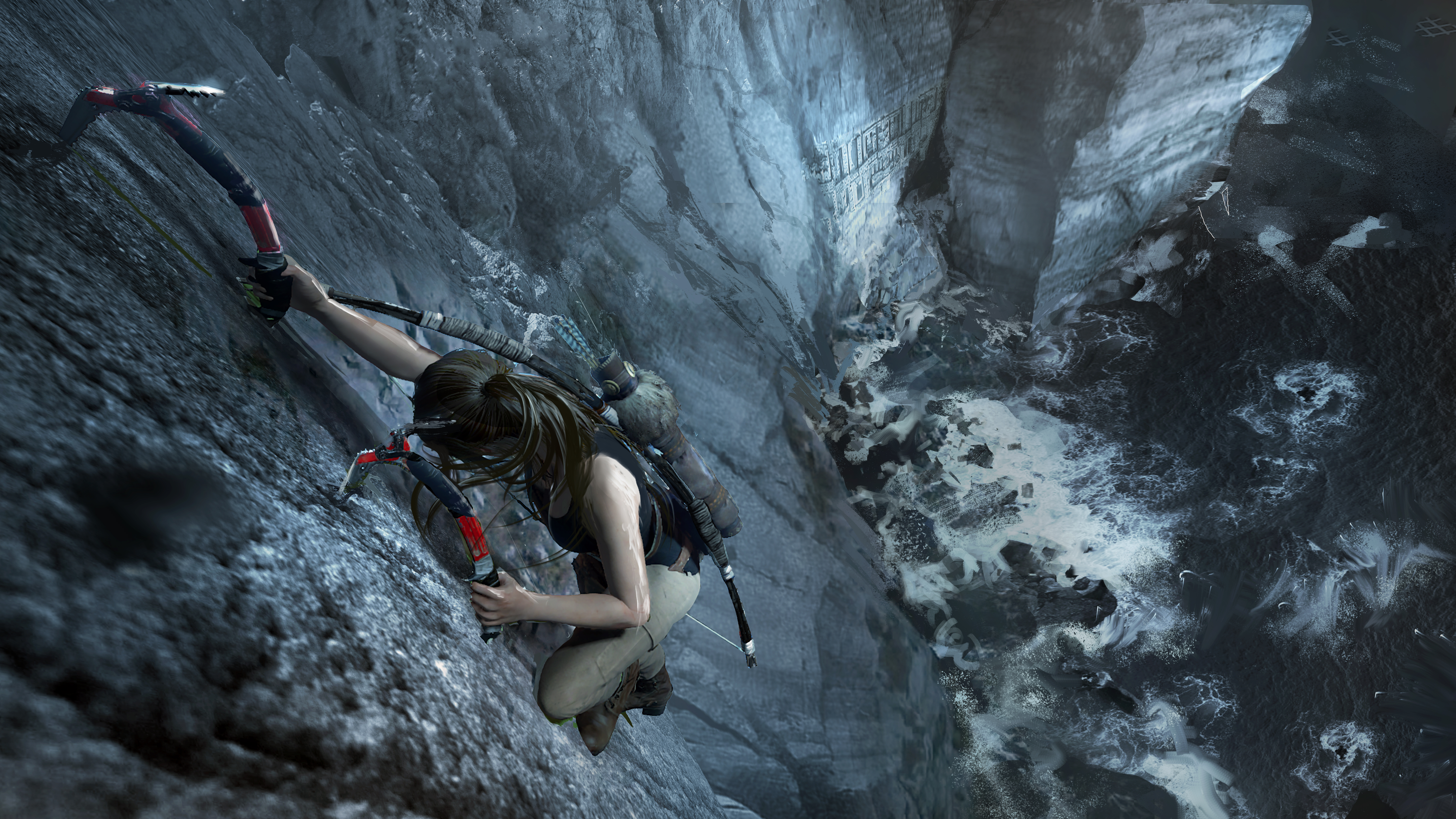 Shadow of the Tomb Raider - climbing