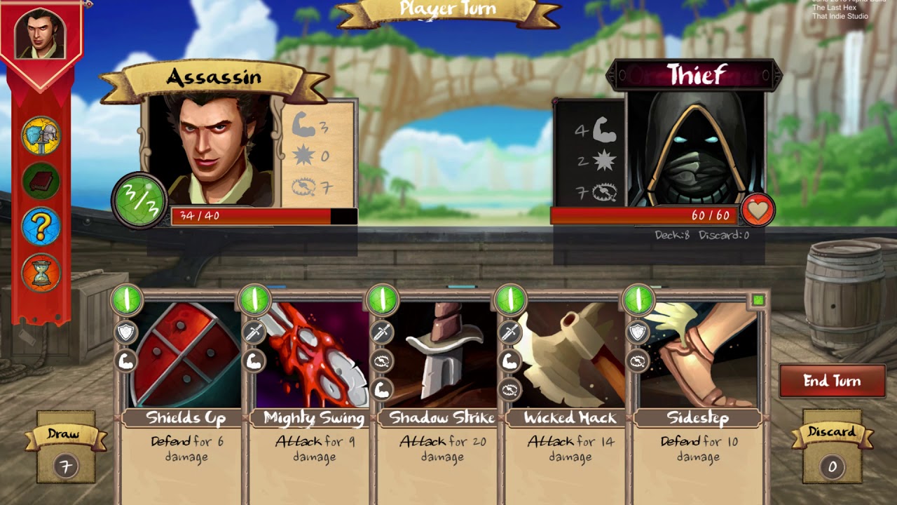A screenshot of the game "Last Hex" featuring several different characters.
