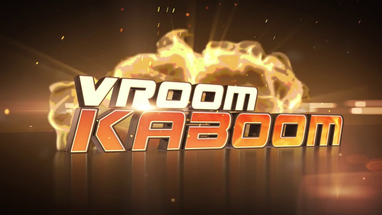 The logo for Vroom Kaboom, featuring Slick's Nit-Picks.