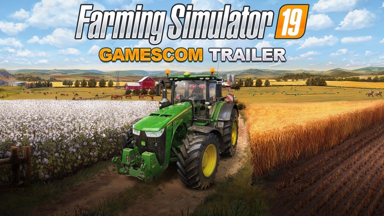 Coming: Farming Simulator 19 gamecom trailer.
