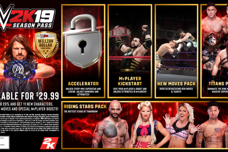 Get the ultimate WWE gaming experience with the highly sought-after WWE 2K19 Season Pass for PS4. Unlock exclusive DLC content and enhance your gameplay with this must-have addition to the game