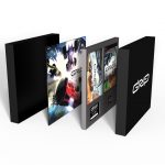 A black box with a picture on it, representing an intense Combat Racing game.