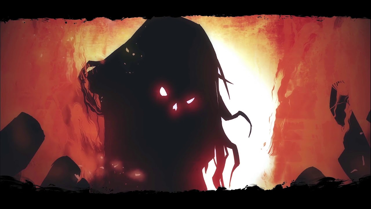 An image of a demon with glowing eyes from Darksiders III, Rise of the Horsemen.