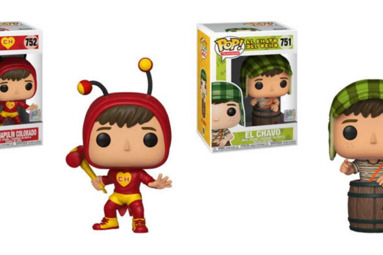 Three Funko Pop! Television figures with different outfits.