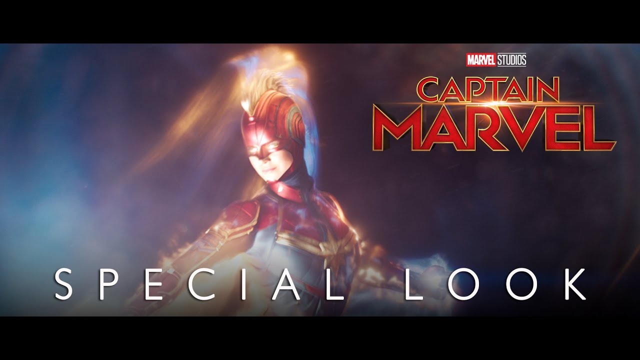 Get a sneak peek of Captain Marvel's special look and experience your first impression of the superhero in action.