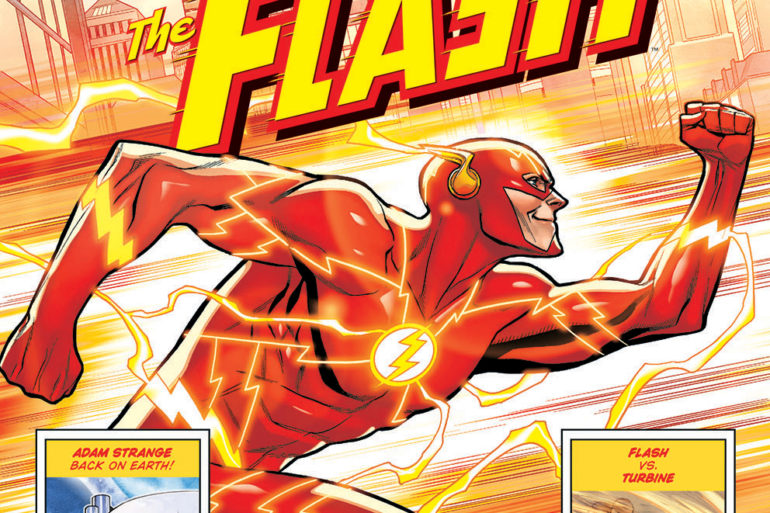 The Giant-Sized Flash 100 page comic available at Walmart.