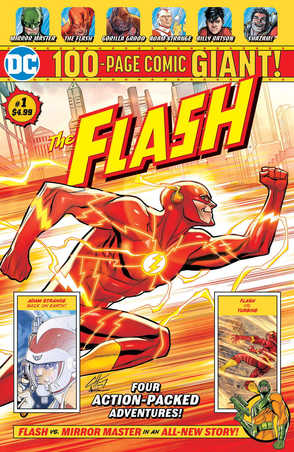 The Giant-Sized Flash 100 page comic available at Walmart.