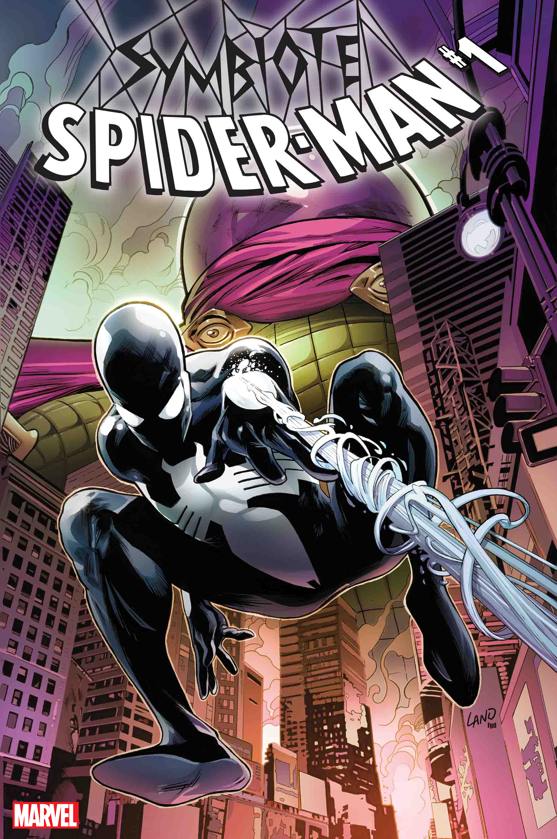 Symbiote Spider-Man #1, the cover of Marvel Comics' Spider-Man vol 1.