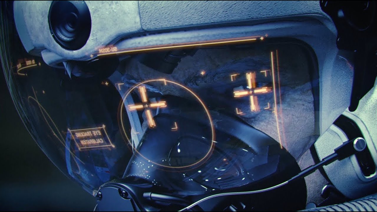A close up of an astronaut's helmet, reminiscent of the epic aerial combat in Ace Combat 7: Skies Unknown.