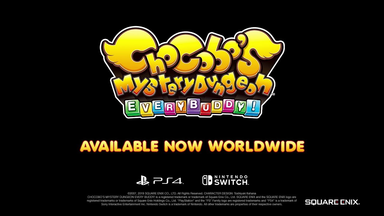 Chocobo's Mystery Dungeon Every Buddy! is Available Now Chocobo's Mystery Dungeon, Every Buddy is Nintendo's crocodile dream available now worldwide.
