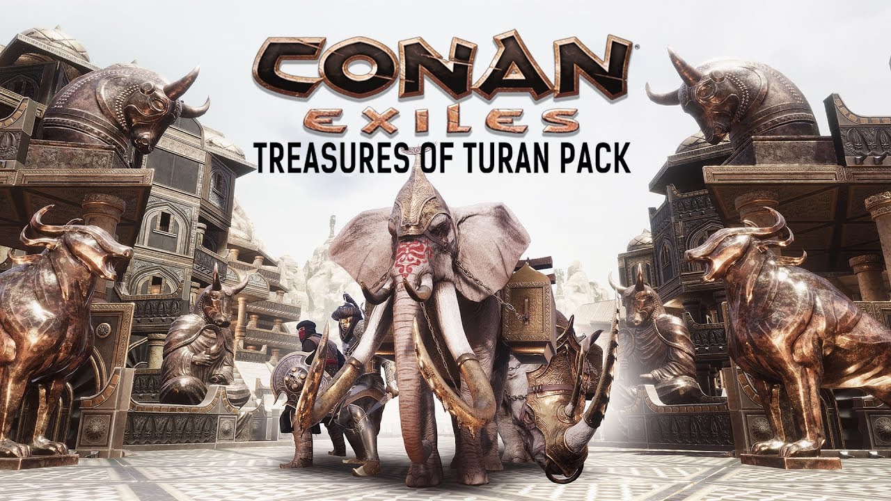 Conan Exiles introduces the exciting "Treasures of Turan" pack, allowing players to claim and discover hidden riches in the vast lands of Turan.