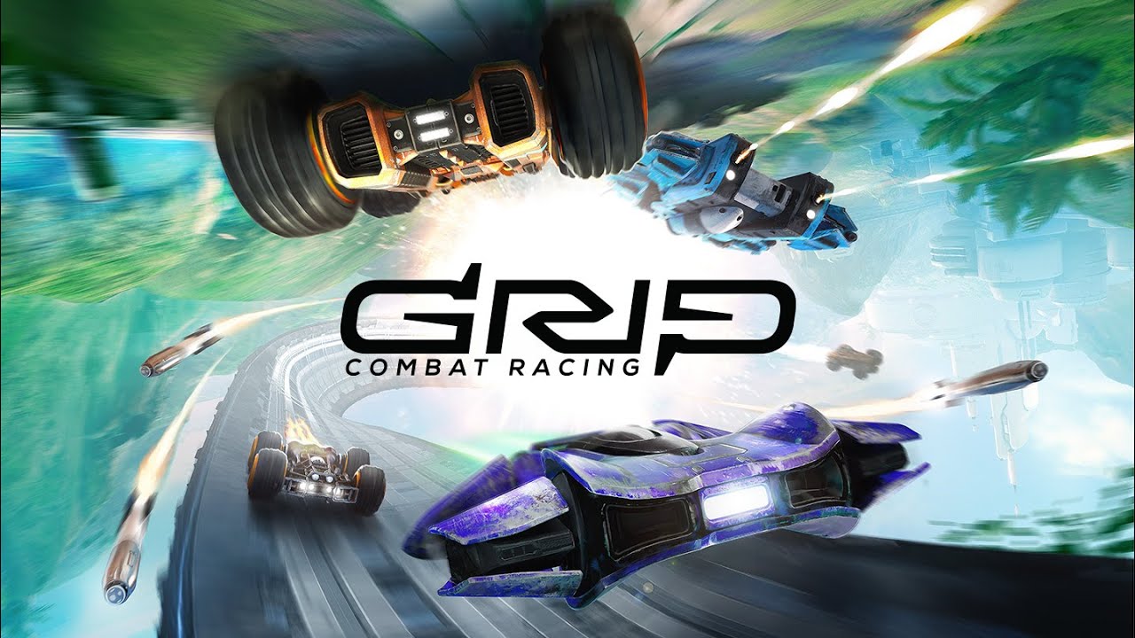 The updated cover of Grip Combat Racing.
