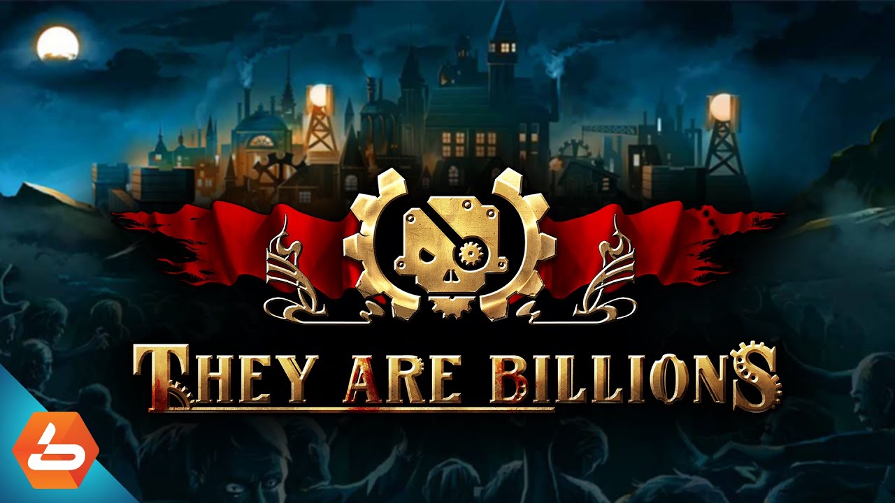 'The Zombies Are Coming' in They Are Billions The logo for They Are Billions captures the essence of a coming apocalypse, featuring menacing zombies.