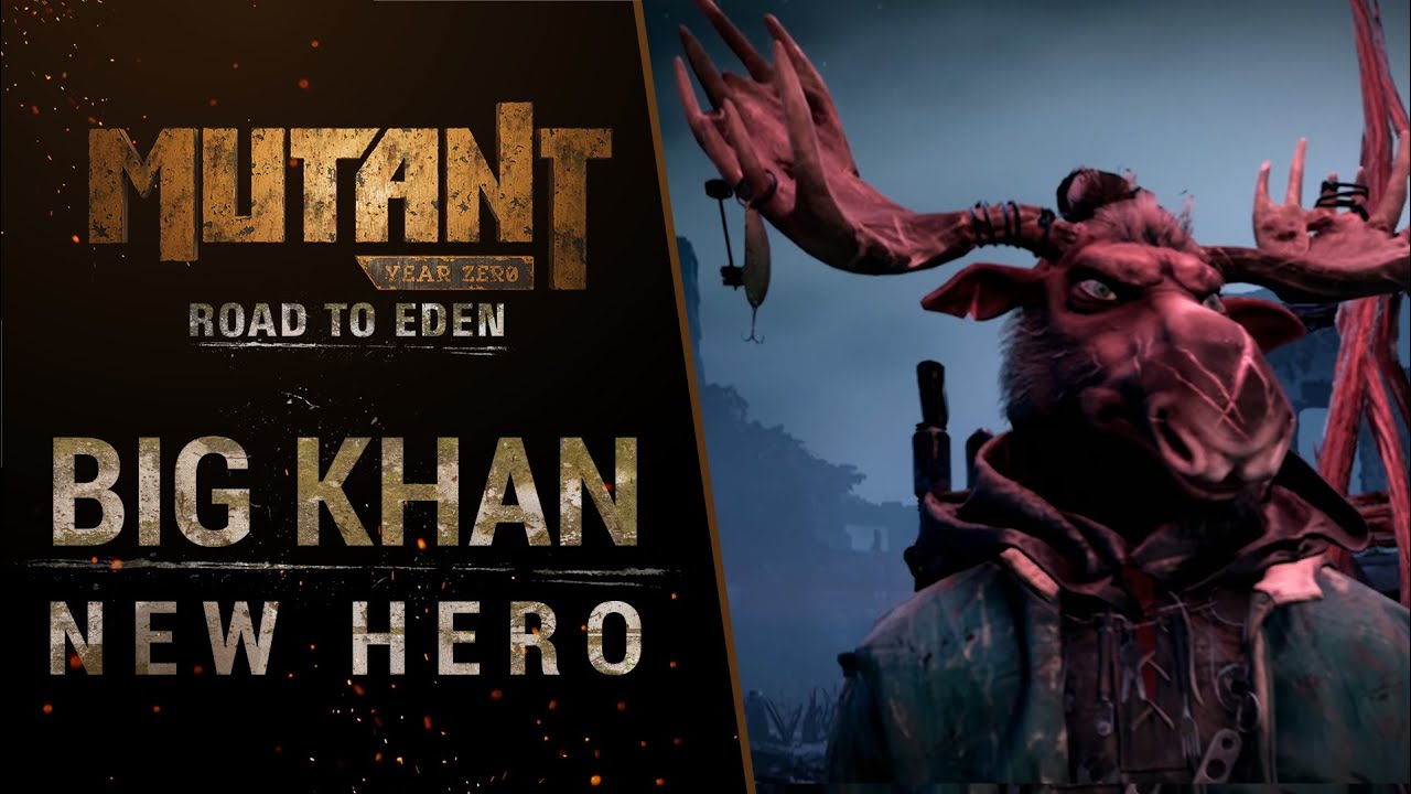 Mutant Year Zero introduces a new hero, Big Khan, on the road to Eden.