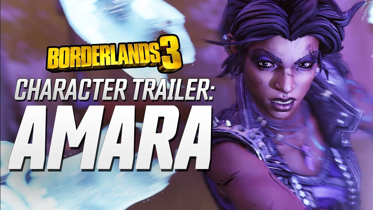 Check out the character trailer for Amara the Siren in Borderlands 3.