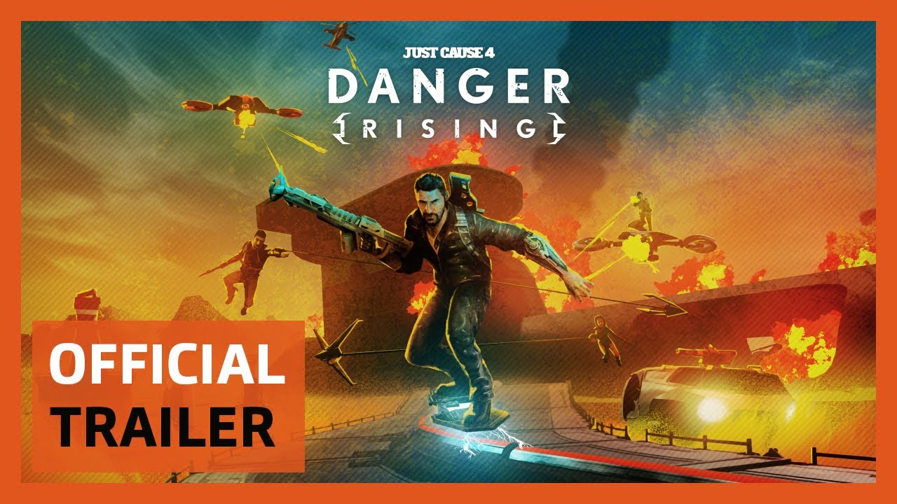 Watch the official trailer for "Danger Rising," the latest installment in the Just Cause 4 series. Prepare to witness the thrilling rise of danger in this action-packed game.