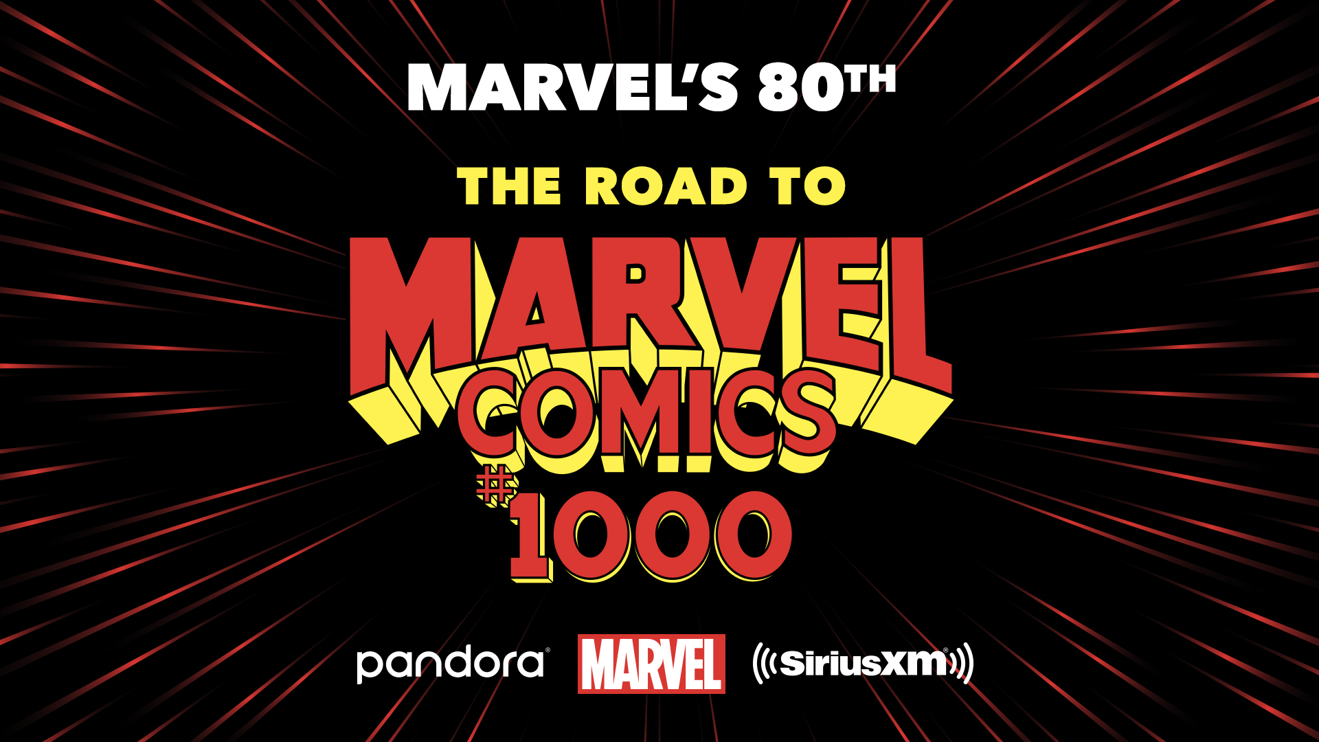 Celebrating Marvel's 80th Anniversary on the road to Marvel Comics 1000 with SiriusXM.