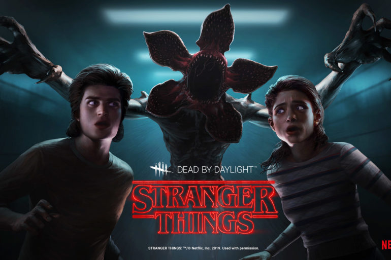 A chilling poster for the Netflix series Stranger Things featuring the Demogorgon.