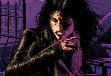 The print of Jessica Jones' cover showcases her blind spot.