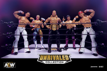 At the Toy Fair 2020, Jazwares unveiled their highly anticipated AEW Action Figure Line featuring a dynamic group of wrestlers showcasing their skills inside a wrestling ring.