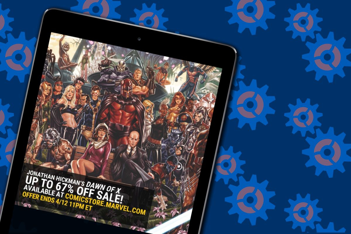A new era of X-Men brought to life on an iPad, perfect for catching up on the latest comic book adventures.