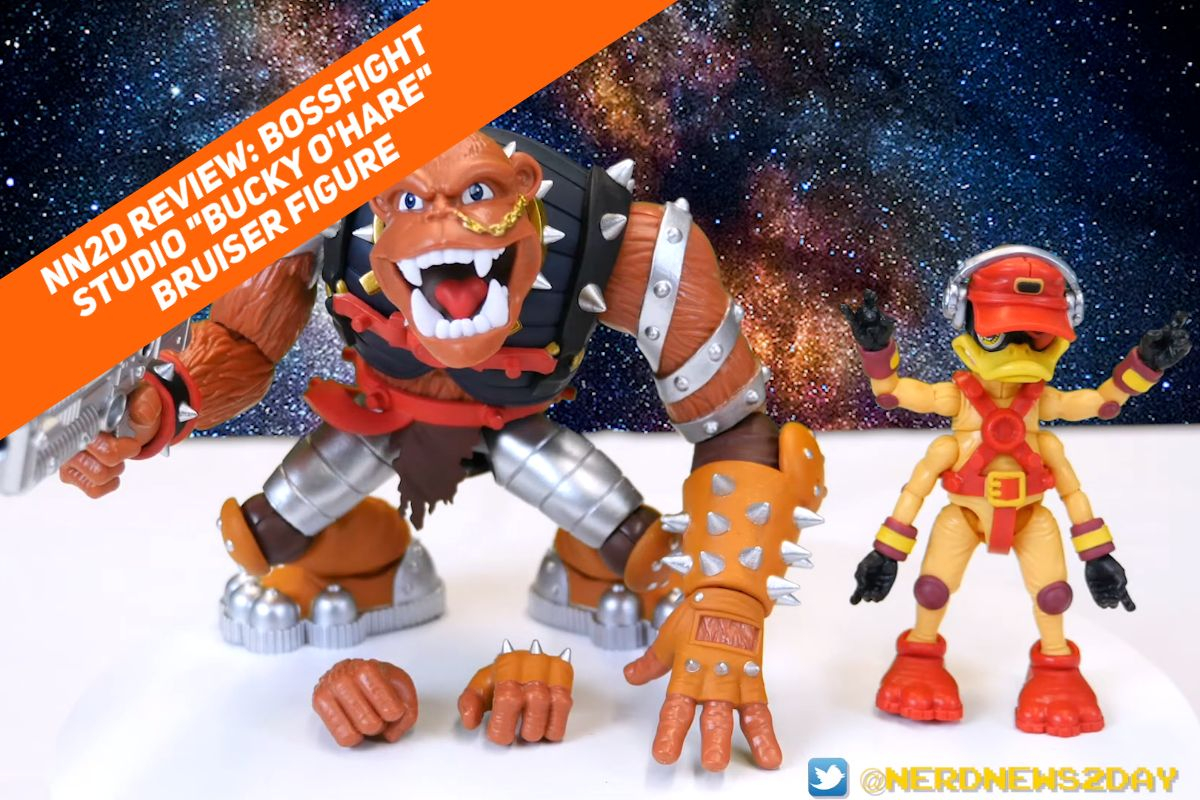 A set of Boss Fight Studio action figures with the words 'student pack' on them, featuring characters from Bucky O'Hare.