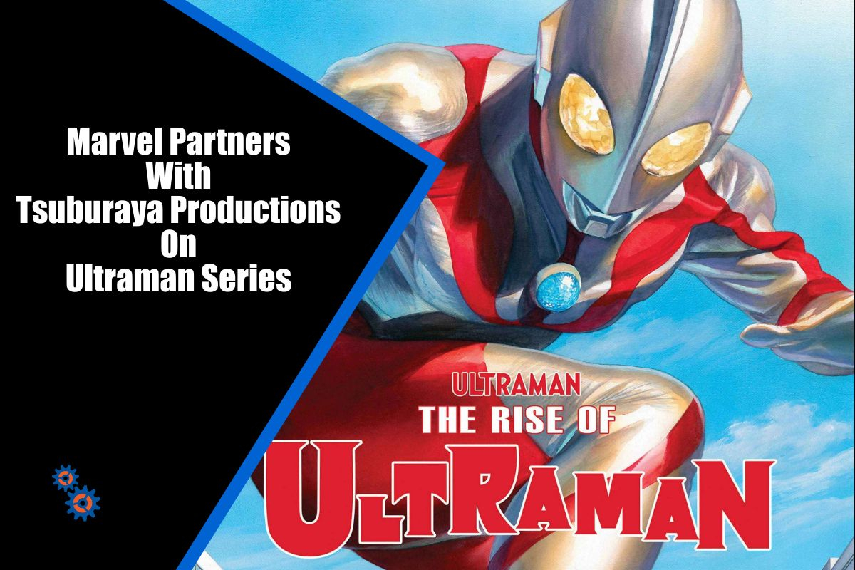 The cover of Marvel partners with Tsuburaya Productions series Ultraman.
