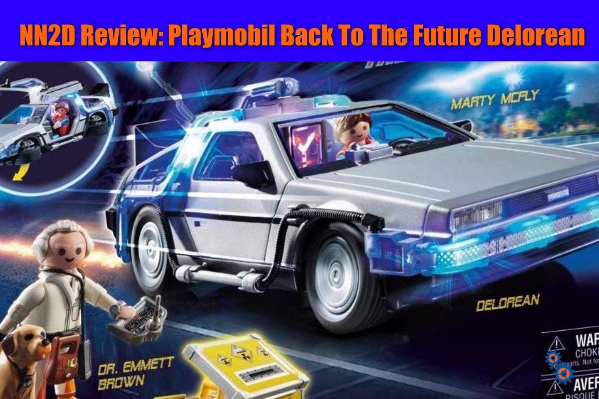 NN2D Back to the future Delorean Playmobil.