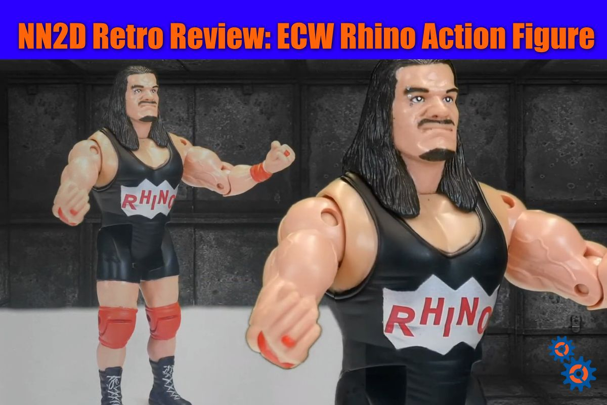Retro review of the ECW Rhino action figure.