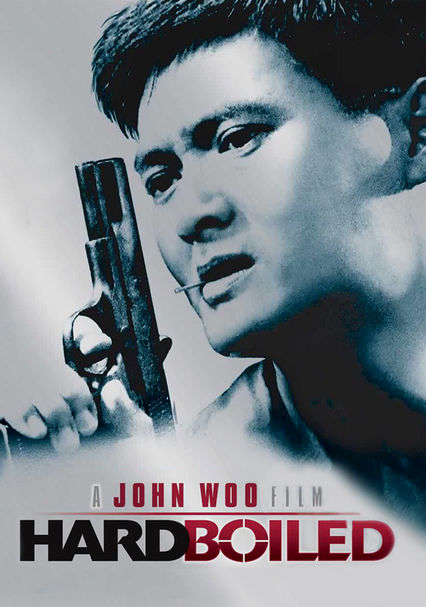 A Film Fight Friday poster for Hard Boiled, featuring a man holding a gun.