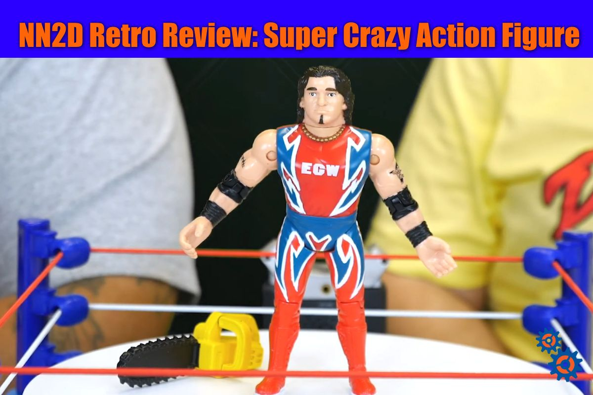 WWE N2 Retro Review featuring ECW Super Crazy Action Figure.