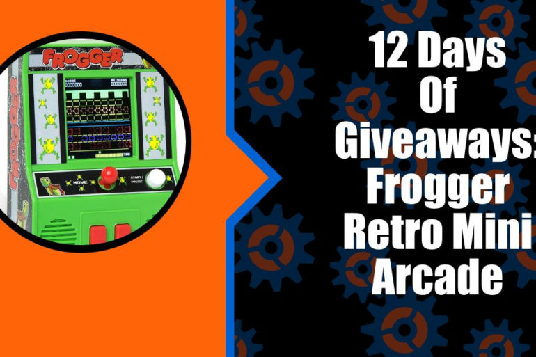 Join us for our annual 12 Days of Giveaways event, featuring the nostalgic Frogger Retro Mini Arcade as one of the exciting prizes!