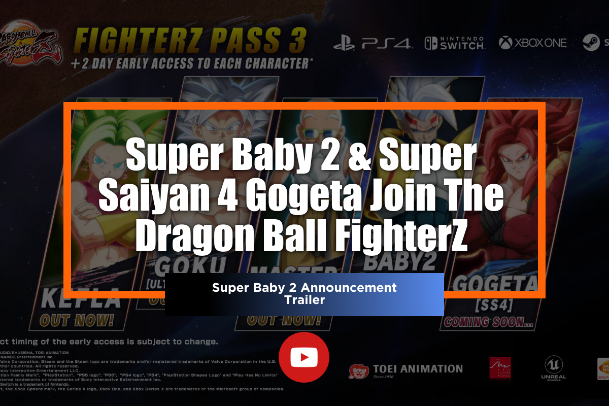 Dragon Ball FighterZ introduces two new characters, Super Saiyan 4 Gogeta and Super Baby 2, as part of the Dragon Ball Fighter Pass. These formidable additions join the already impressive roster
