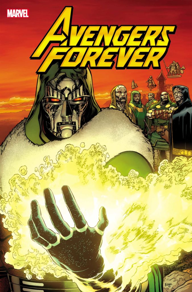 Avengers Forever #5 cover by Aaron Kuder