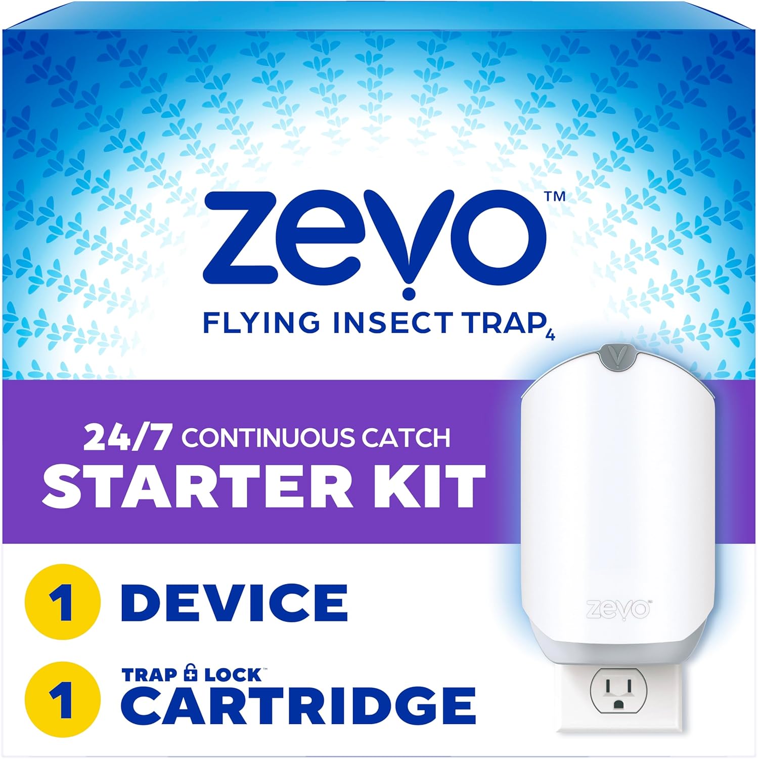 Explore the Zevo Flying Insect Trap Starter Kit, spotlighted in the RAGE Works Holiday Tech Gift Guide. The packaging features 1 device and 1 cartridge, perfect for ensuring a pest-free home.